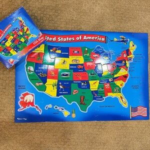Melissa and Doug 51 Piece US Floor Puzzle